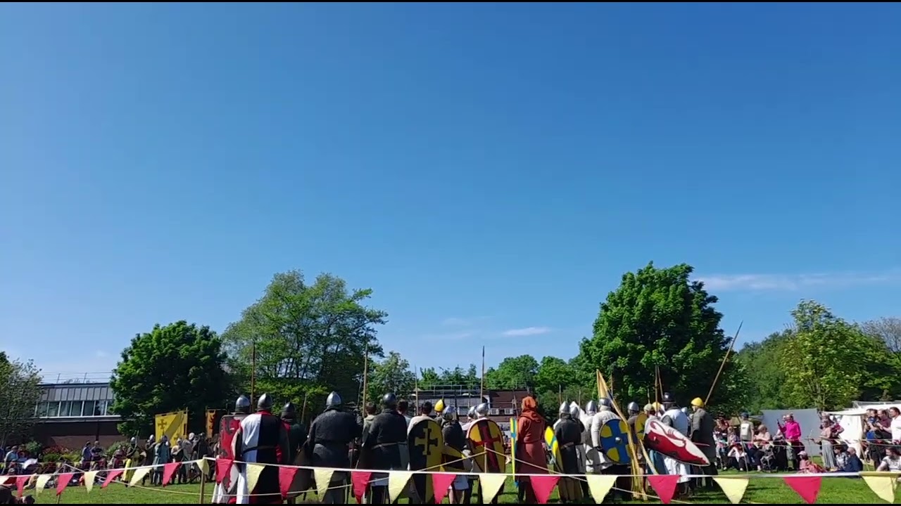 Medieval battle reenactment (2022)