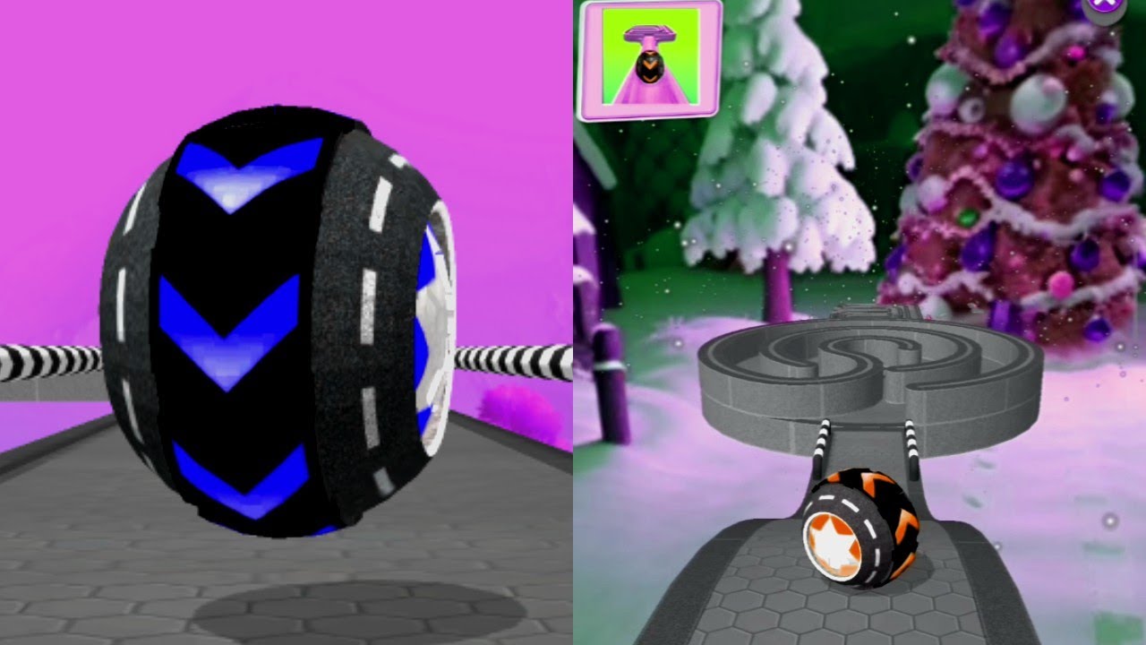 Rolling Balls Sky Escape Super Speedrun Android Fast Run Gameplay - 551