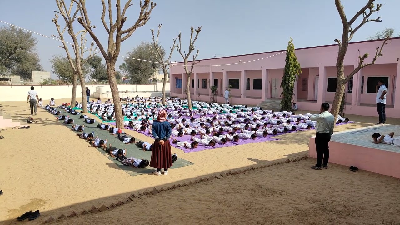 SUN SALUTATION...... RURAL PUBLIC SCHOOL MEETHARI MARWAR