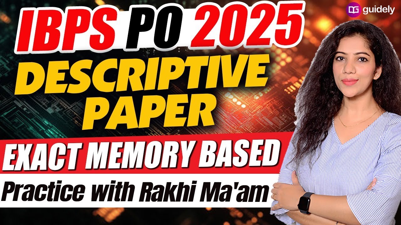 IBPS PO Descriptive 2025 | IBPS PO Descriptive Memory Based Letter & Essay Practice | Rakhi Ma’am