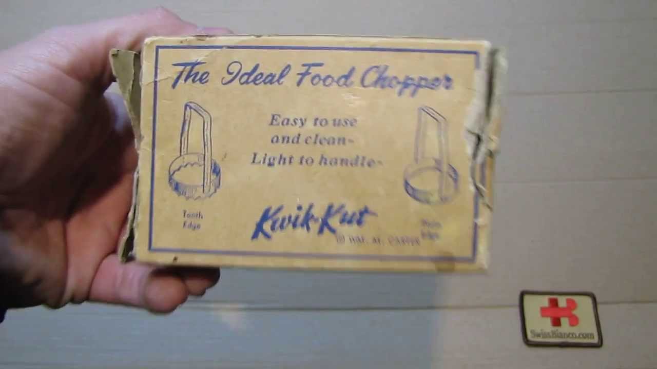 qwik kut vintage universal food cutter