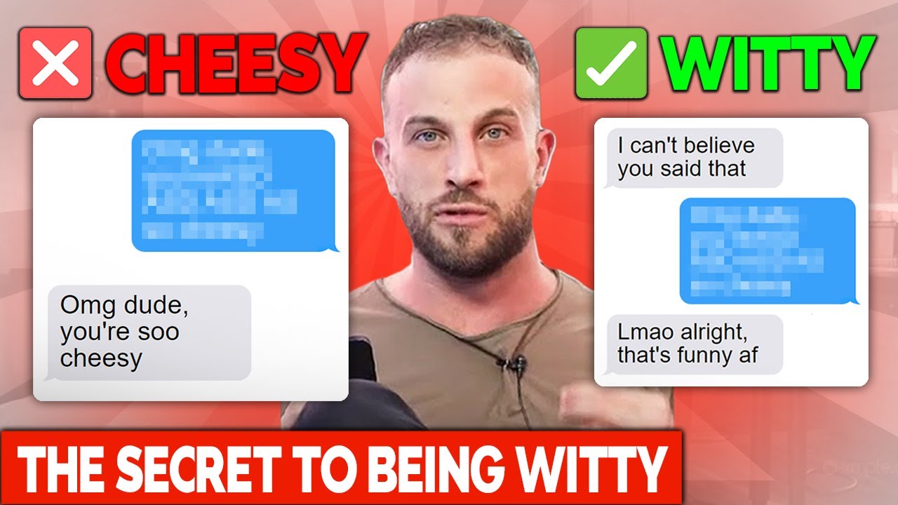 How To Be Witty Without Being Cheesy Over Text | Master Guide
