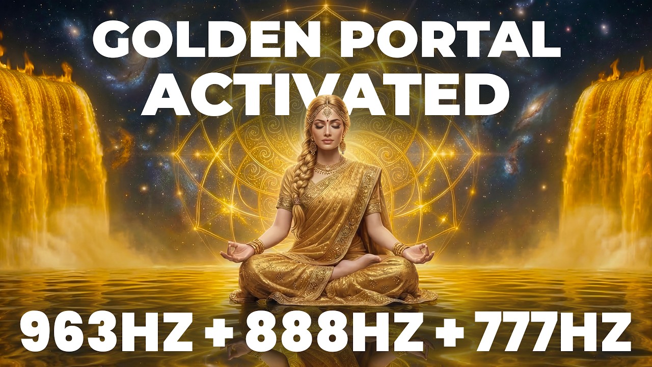 THE GOLDEN PORTAL IS OPEN | 963Hz + 888Hz + 777Hz — Money Flows Instantly — WARNING: VERY STRONG
