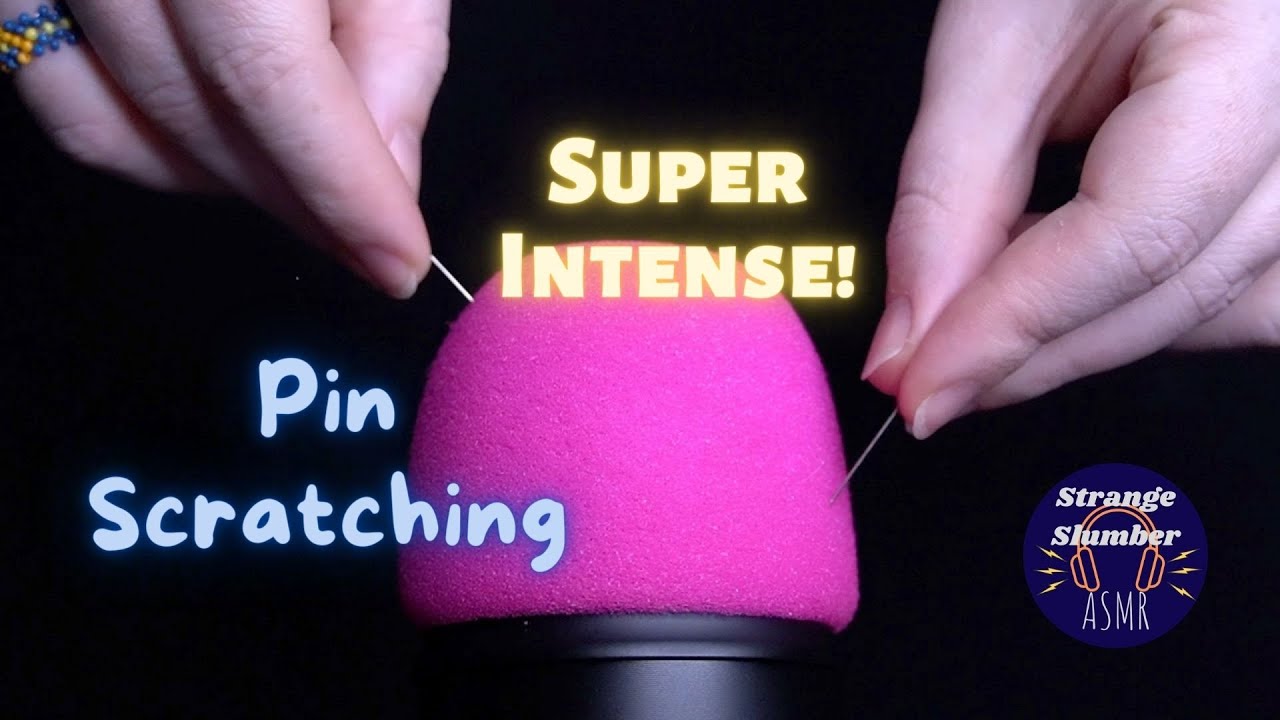 Pin scratching the mic ASMR (No Talking)