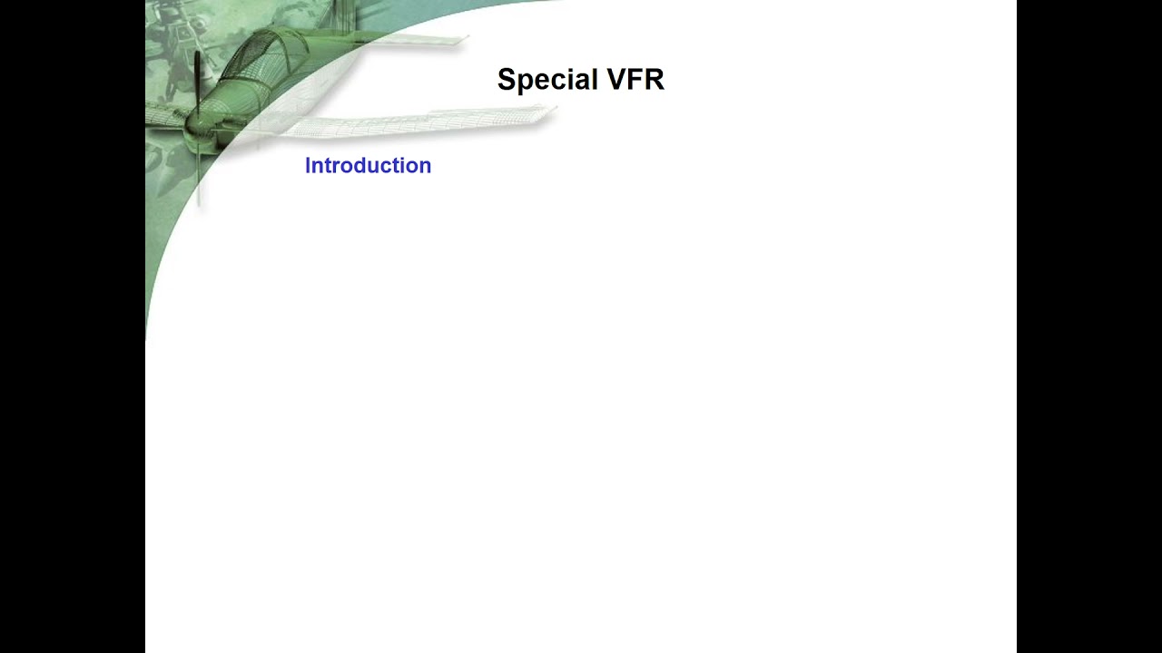 What is special Vfr? #specialvfr