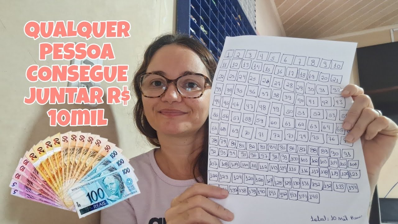 DESAFIO 145 DEP&Oacute;SITOS PARA JUNTAR R$10 MIL
