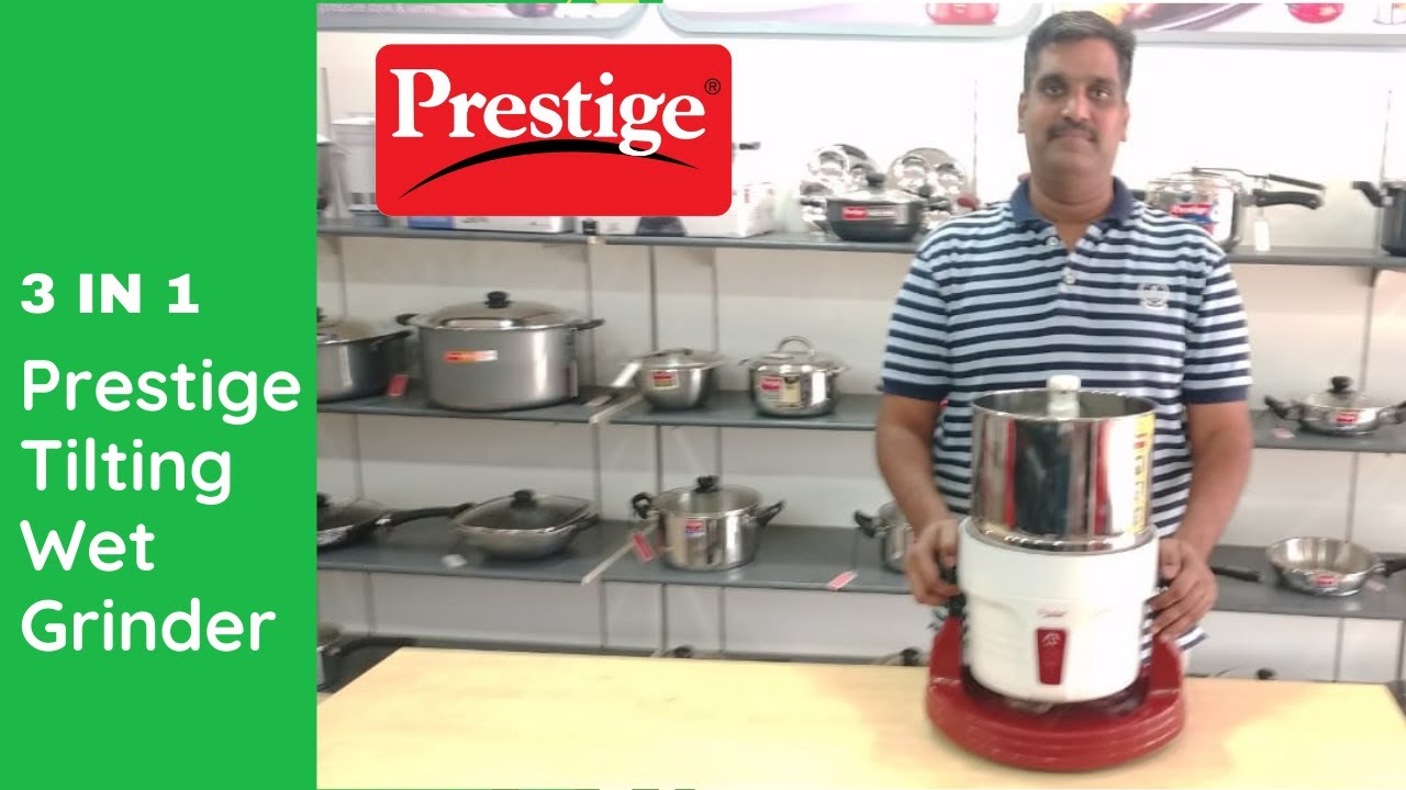 3 in 1 Tilting Wet Grinder from Prestige