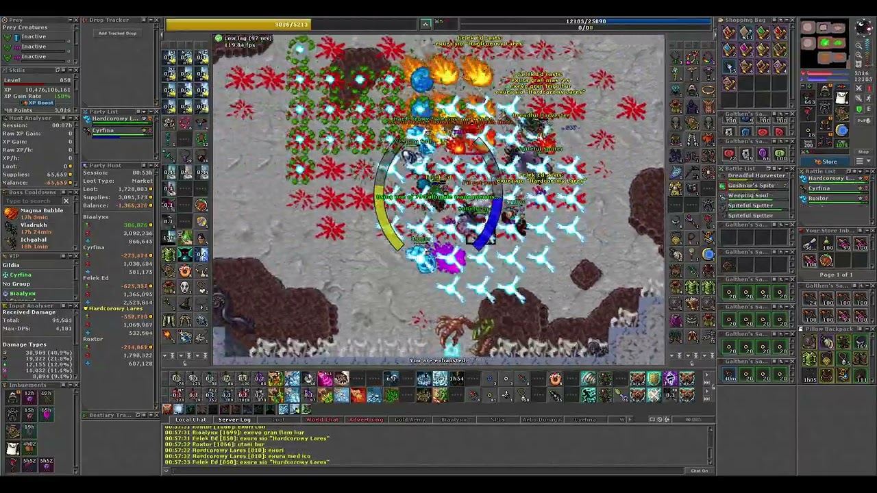 Tibia Goshnar's spite 2x ek,ed,ms,rp 2 taint