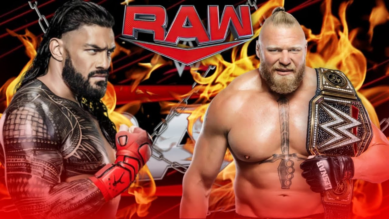 WWE BROCK LESNER VS ROMAN #gaming