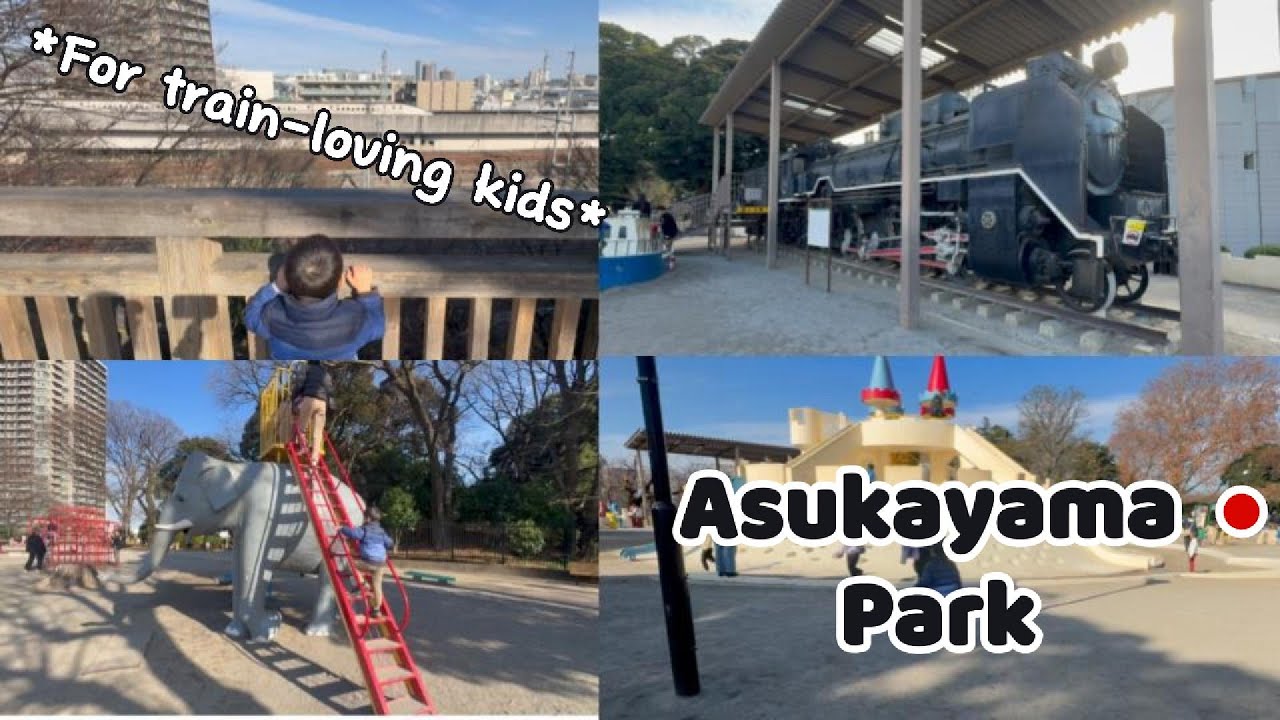 🇯🇵Tokyo's Best Park for Train Lovers! 🚅 Asukayama Park & Free Monorail (Asukarugo)