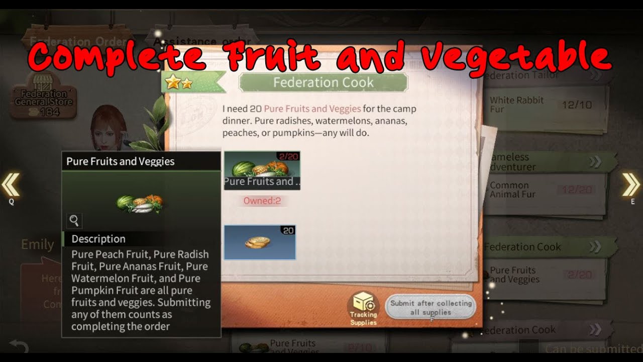 LifeAfter [ Fruit & Vegetable Completing ] all new fruit and vegetable location