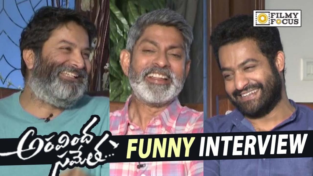 Aravinda Sametha Movie Team Interview about Success | NTR, Jagapathi Babu, Trivikram, Pooja Hegde