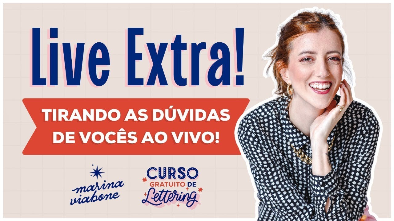 Live Extra | Curso Gratuito de Lettering