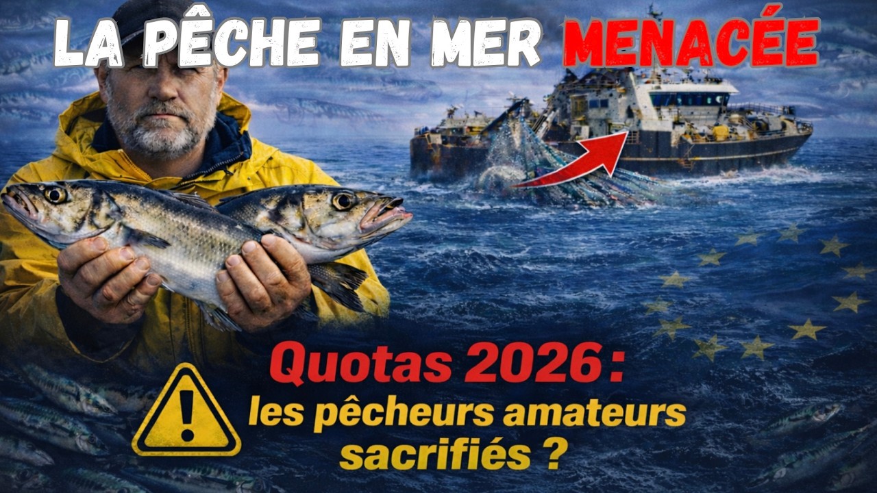 Quotas 2026 - Vers la fin des pêcheurs de loisir en mer face aux industriels et aux politiques?