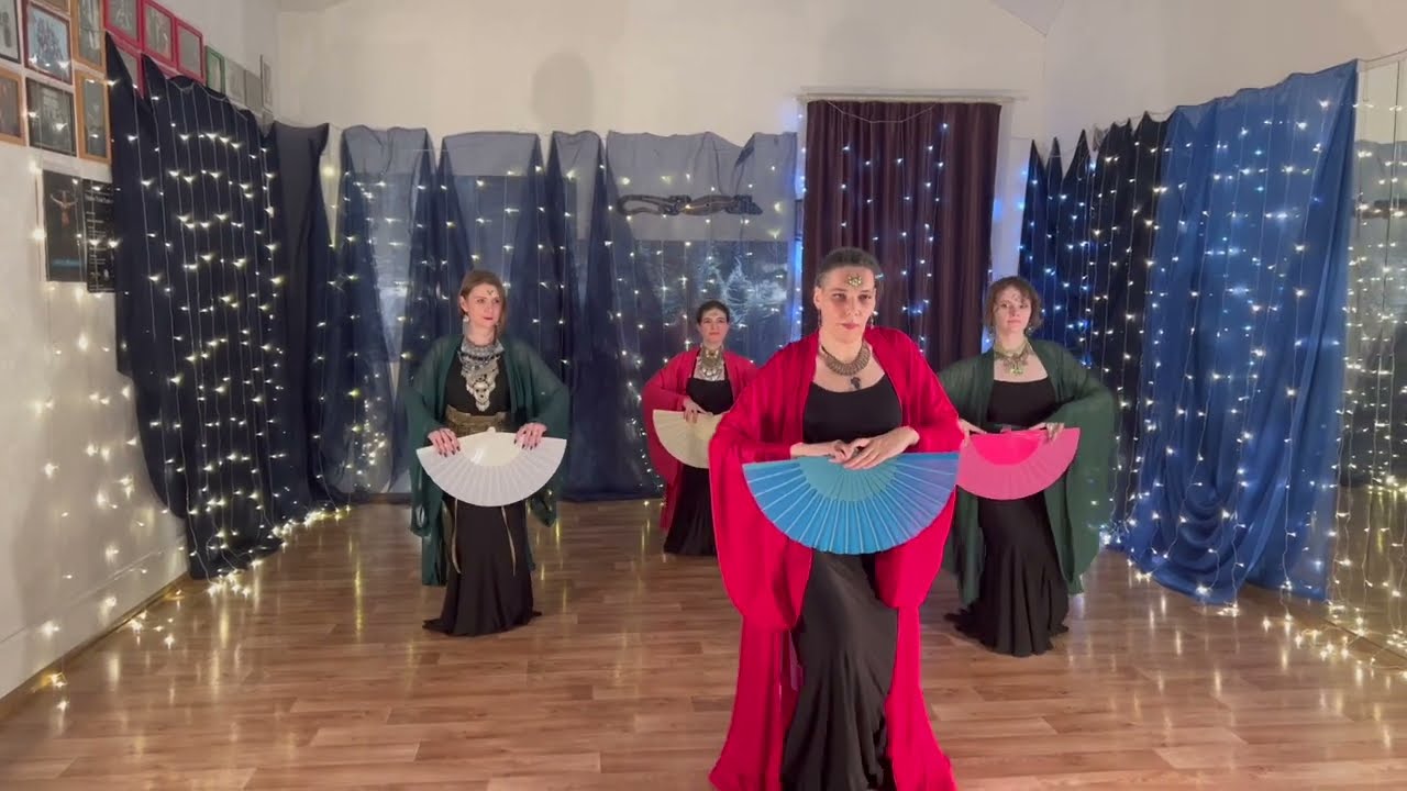 Sirin Tribe - трайбл с веером в китайском стиле Shan Zi tribal improvisation