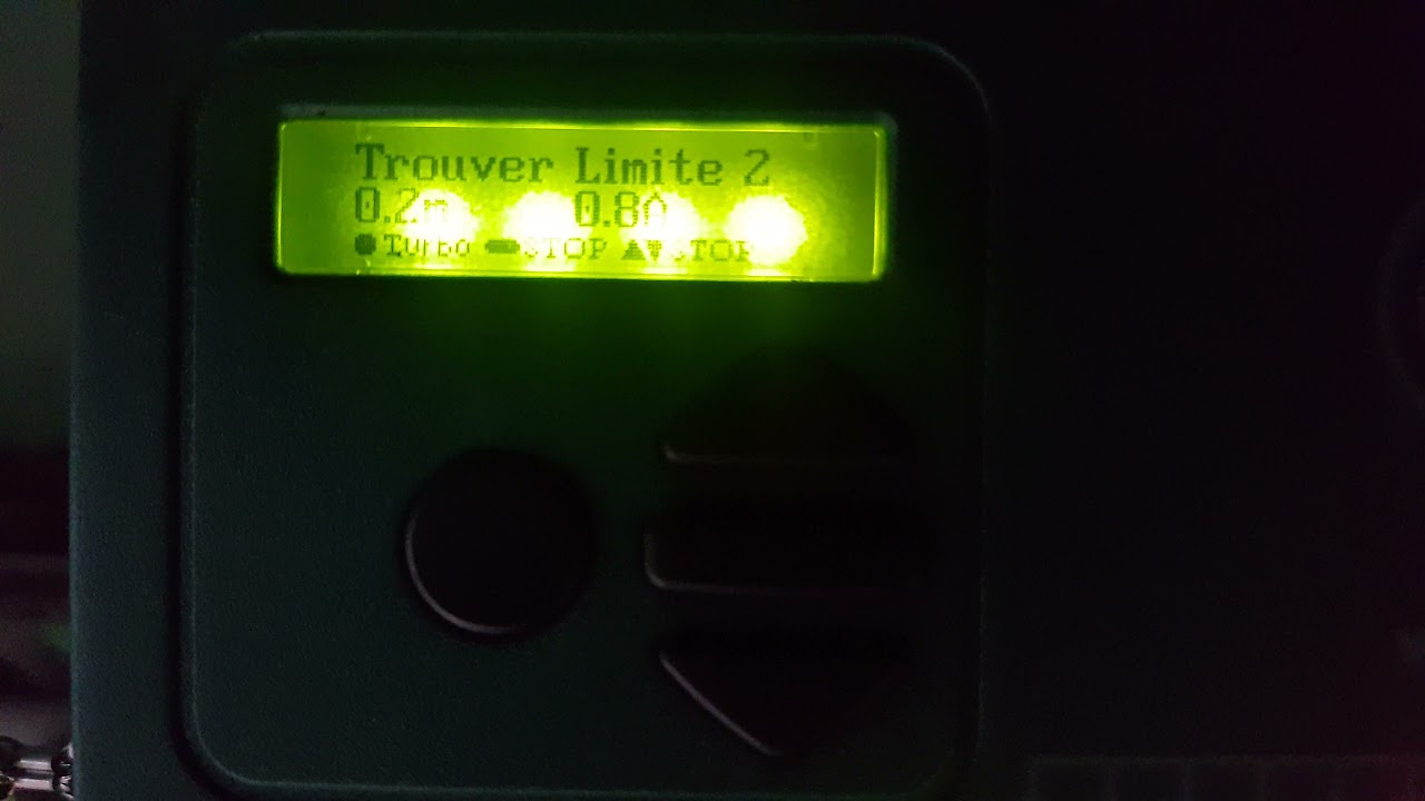 Programmation des limites (oubien fin de course) d'un moteur CENTURION.