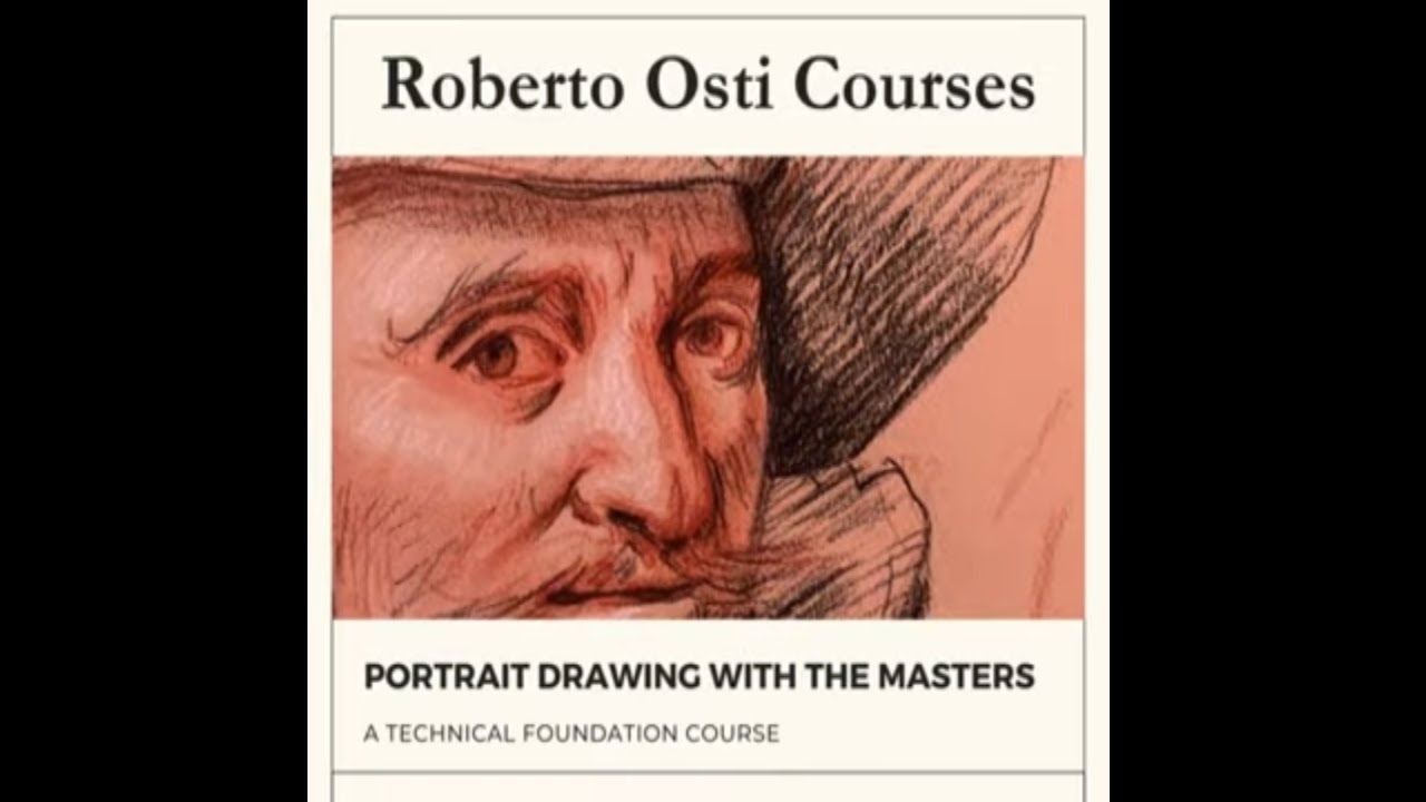 Portrait Drawing with the Masters, a Technical Foundation Course #portraitdrawing #portraitdrawings