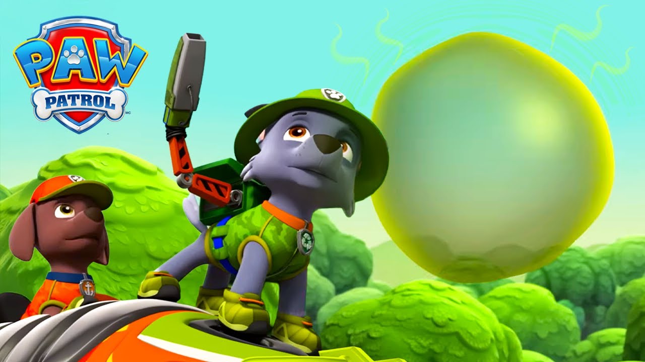 Rockys Stinkande Bubbelräddning 🫧 | PAW Patrol | På Svenska | Kompilation