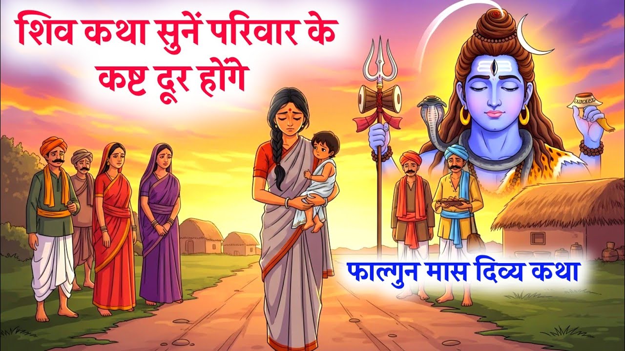 फाल्गुन माह की सबसे दिव्य शिव कथा जो परिवार के सारे कष्टों को हर लेगी | Shiv Charcha | Shiv Katha 