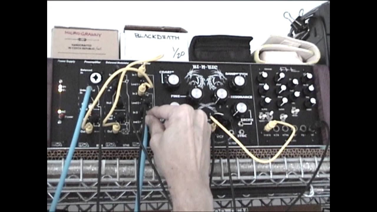 Modular synth drone jam with Tune in Tokyo