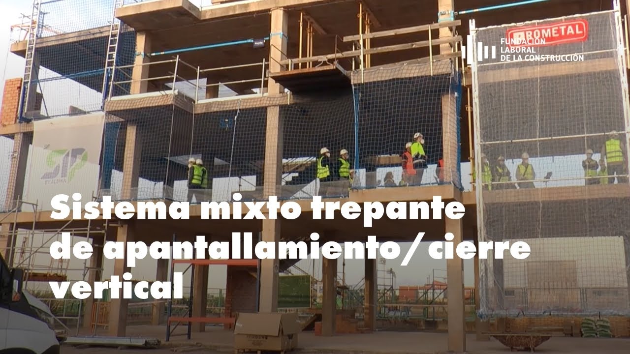 Seguridad y Salud | Sistema Mixto Trepante de Apantallamiento/cierre Vertical | FLC