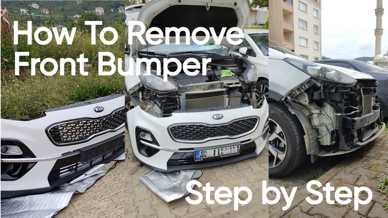 How To Remove Front Bumper 4th Generation Of Kia Sportage | Step by Step Video Guide