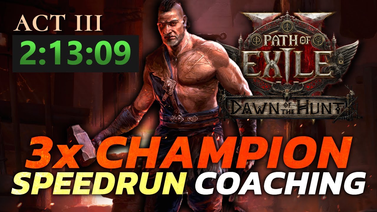 Path of Exile 2's FASTEST PLAYER teaches me how to Speedrun the Campaign!