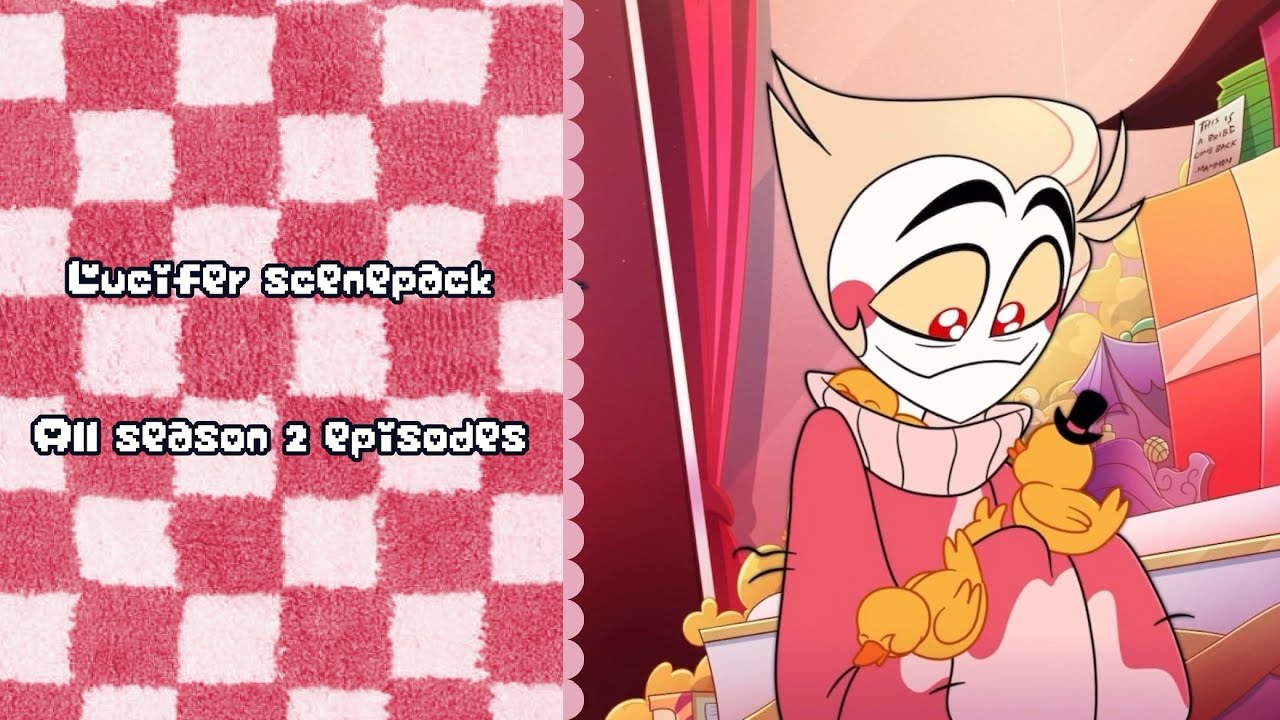Lucifer Morningstar complete scenepack &ndash; Hazbin Hotel season 2 &ndash; Audio included