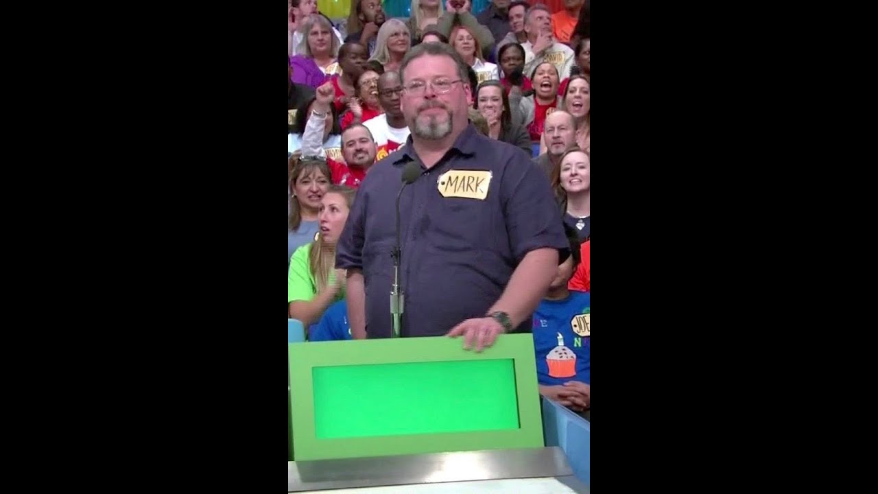 My appearance on The Price Is Right.