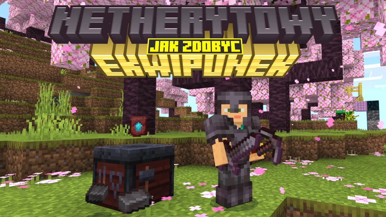 JAK ZROBIĆ NETHERYTOWY EKWIPUNEK w MINECRAFT 1.21?! - Minecraft Poradnik