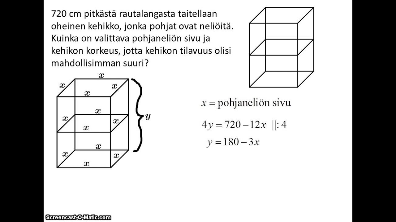 Sovelluksia avaruusgeometriaan