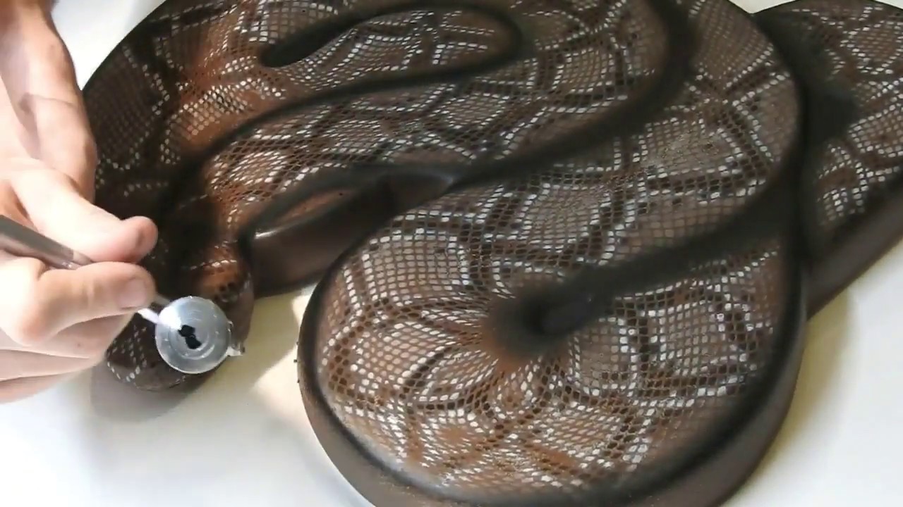 Airbrushing Tutorial - Snakeskin
