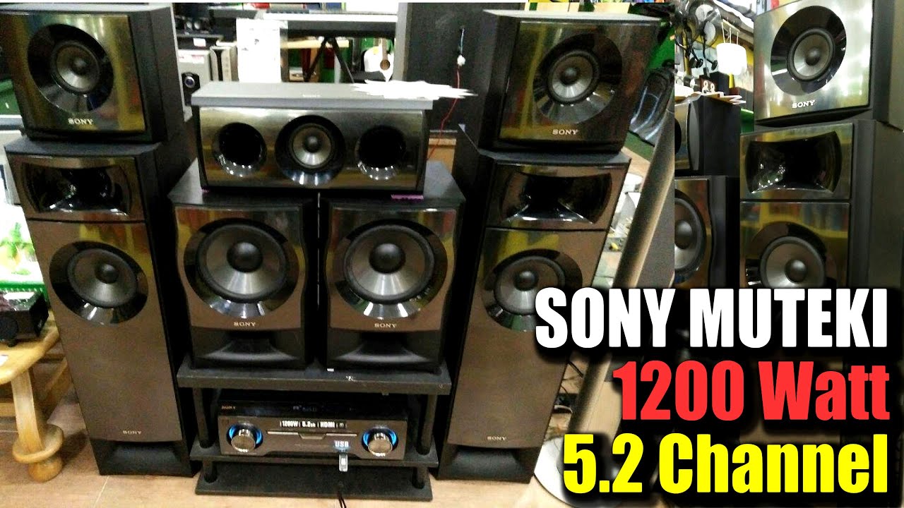 Home Theater Sony Muteki 5.2 | Sony Hifi System 2023 | Sony Muteki 5.2 HT-M55 | Sony STR KM5500