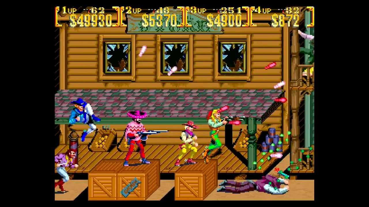 Sunset Riders 4 players arcade Netplay: game 2