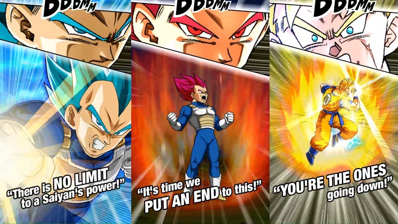 Global Transforming SSB Vegeta Super Attacks