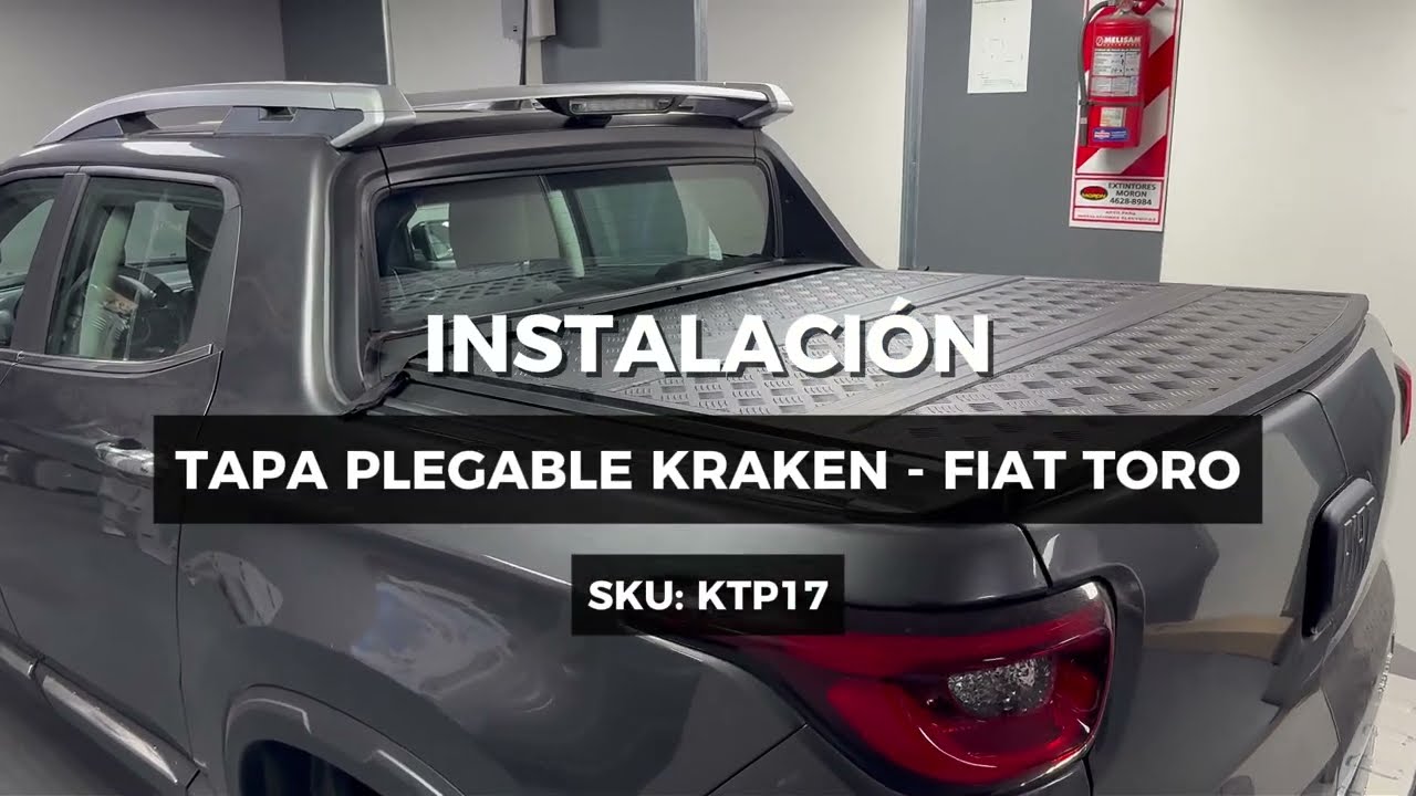 MANUAL DE INSTALACIÓN - TAPA PLEGABLE KRAKEN - FIAT TORO