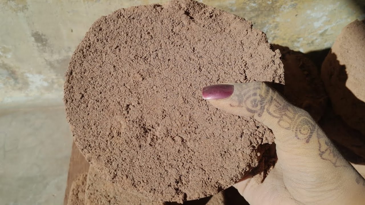 New/Pure Red Sand full dry crumbling❤️Dusty satisfying 🔥🔥🔥#foryou #satisfying #crunchycrumbles 
