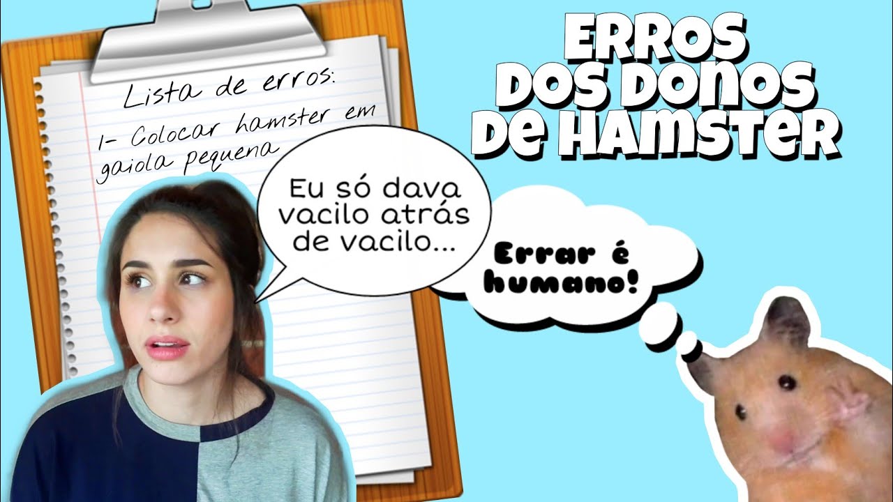 Os erros MAIS COMUNS dos donos de hamsters | HAMSTERS #15