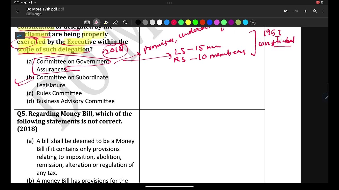Polity PYQs UPSC prelims 30 years #17 DMP SERIES #prelims2026 