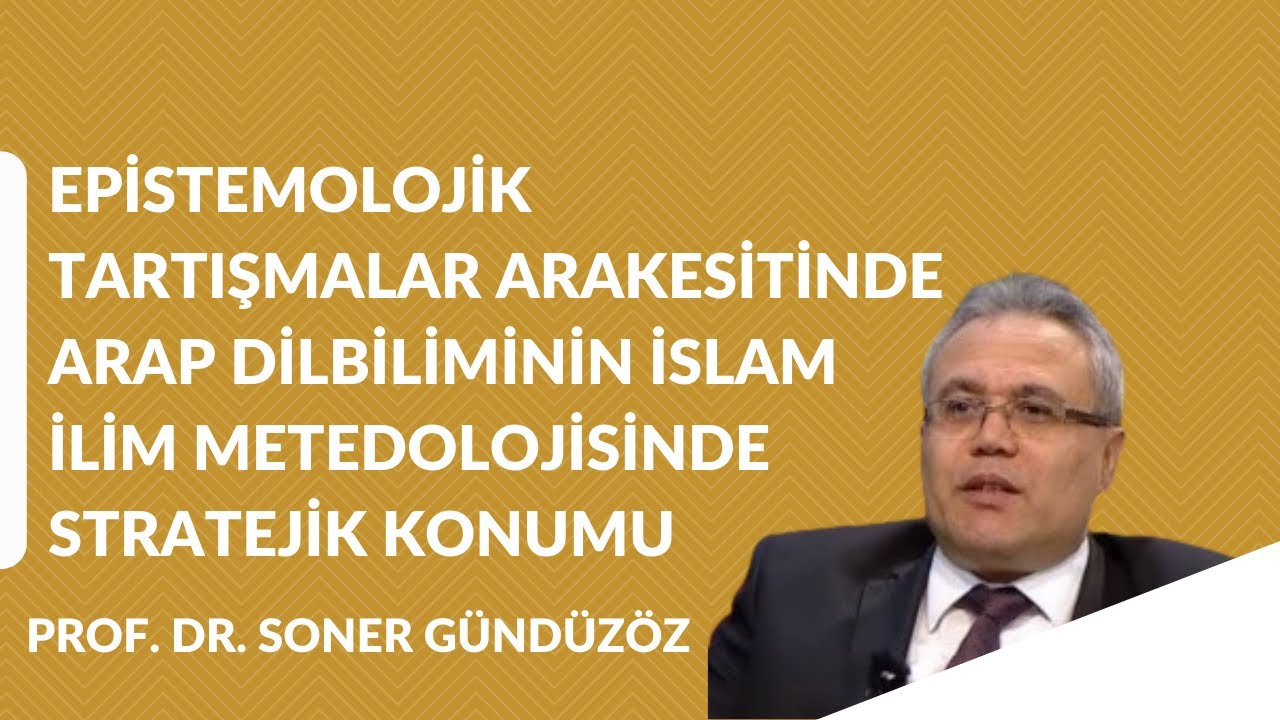 Dilbilim Seminerleri - 1 | Prof. Dr. Soner Gündüzöz