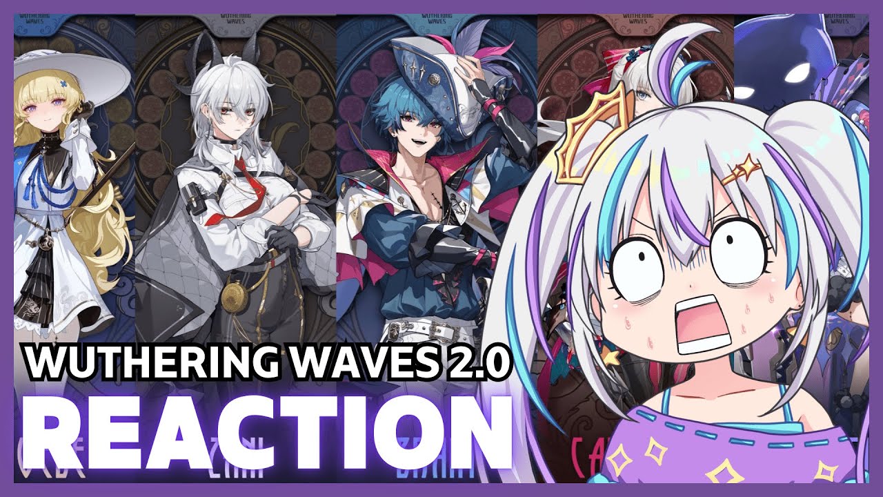 Reacting to EVERY Wuthering Waves 2.0 Trailer! #wutheringwaves