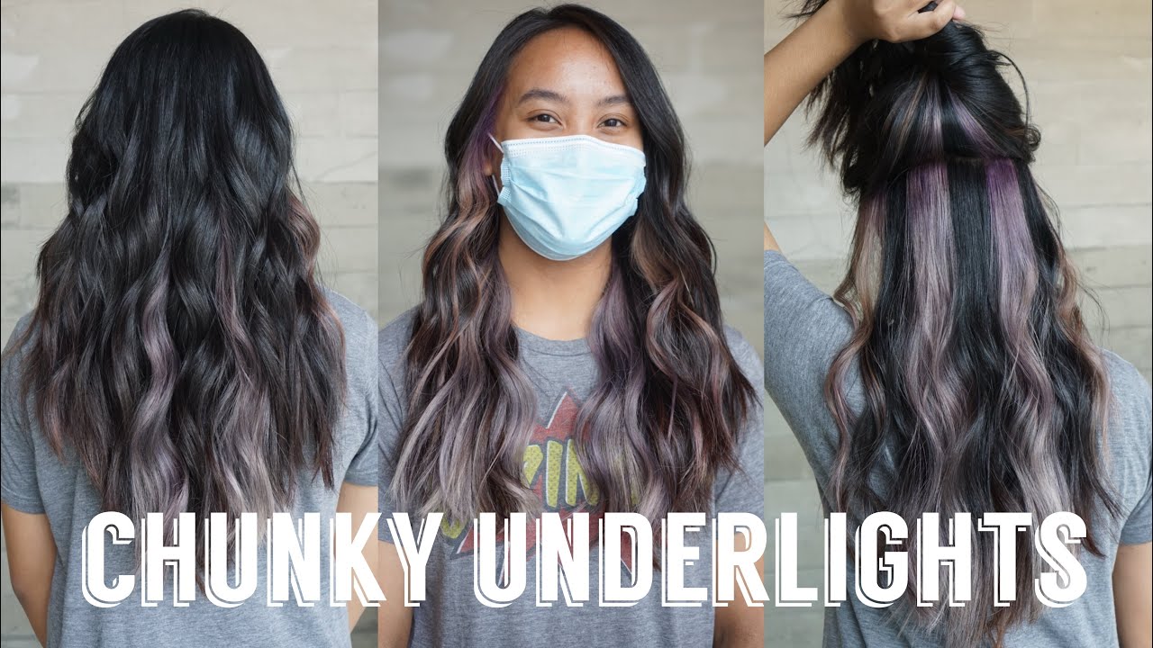 Chunky Underlights Tutorial | 90’s Inspired Peekaboo Color