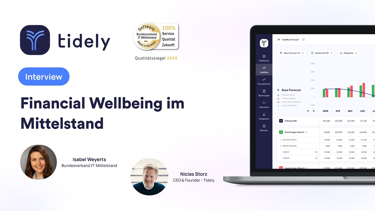 Financial Wellbeing im Mittelstand: Interview zwischen Isabel Weyerts & Niclas Storz