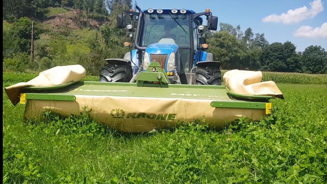 New Holland T5070/Krone/ Grünlandschnitt2018