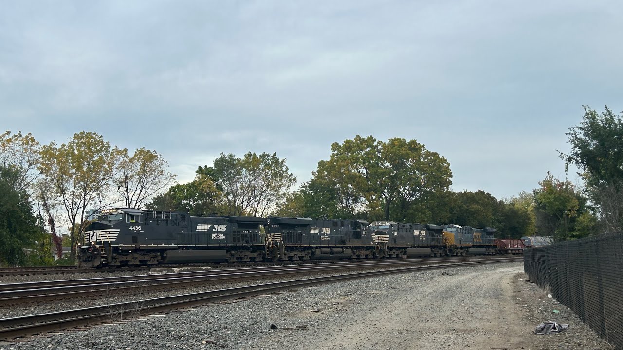 Railfanning in SW Michigan and Indiana Part 2 10 17 2025 FT CPKC, BNSF, NS and more