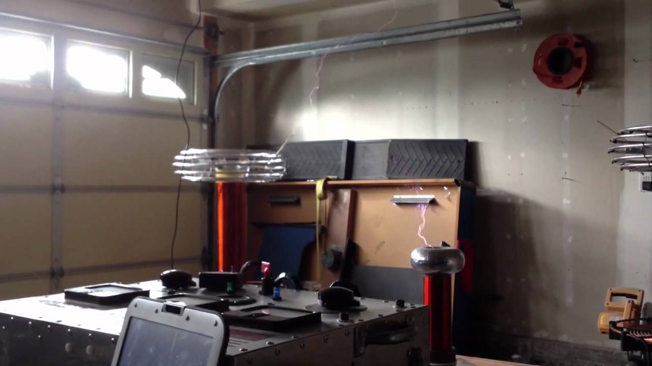 Mission Impossible on two tesla coils