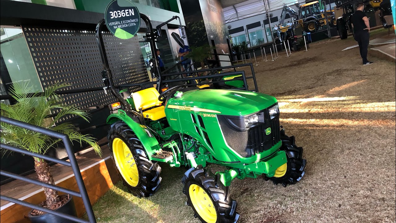 TRATOR JOHN DEERE 3036N COM 36CV DE POTÊNCIA! (AGRISHOW 2024)