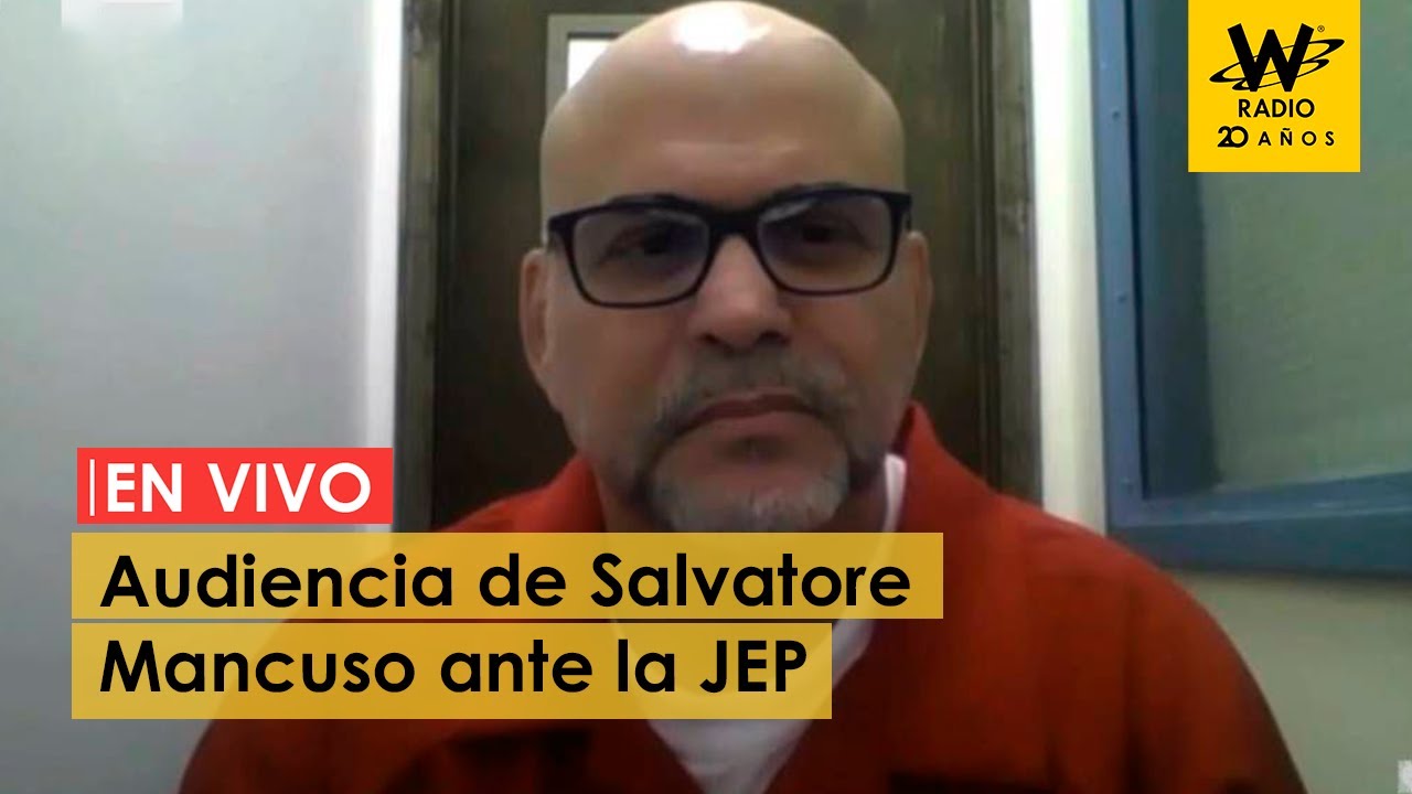 En vivo: segundo día de audiencia de Salvatore Mancuso ante la JEP