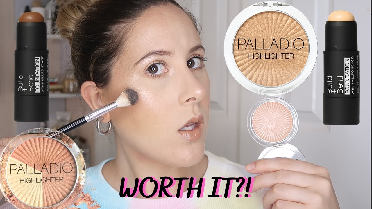TESTING OUT PALLADIO BUILD + BLEND FOUNDATION + HIGHLIGHTER | WEAR TEST FOR OILY SKIN