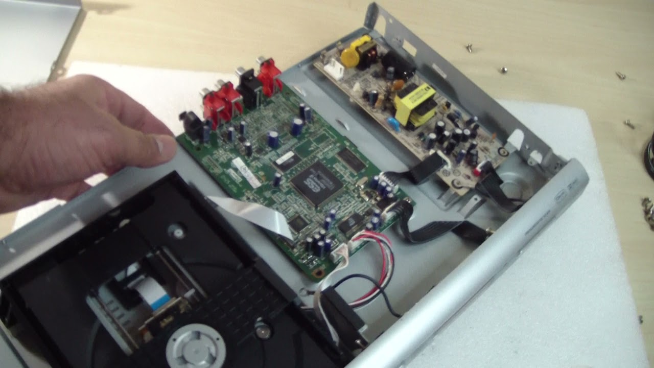 philips dvd player DVP642 17 disassembly 1